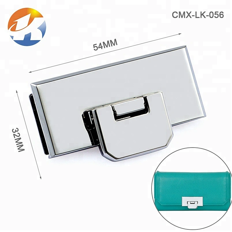 Purse/Handbag Hardware Clasp Gold Metal Lock