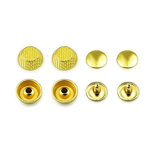 Zinc Alloy Gold Metal Stud Rivets For Bags, Wholesale Durable Nickel-free Handbag Feet