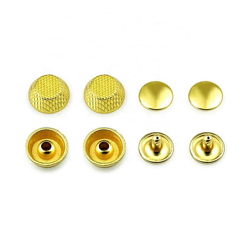 Zinc Alloy Gold Metal Stud Rivets For Bags, Wholesale Durable Nickel-free Handbag Feet