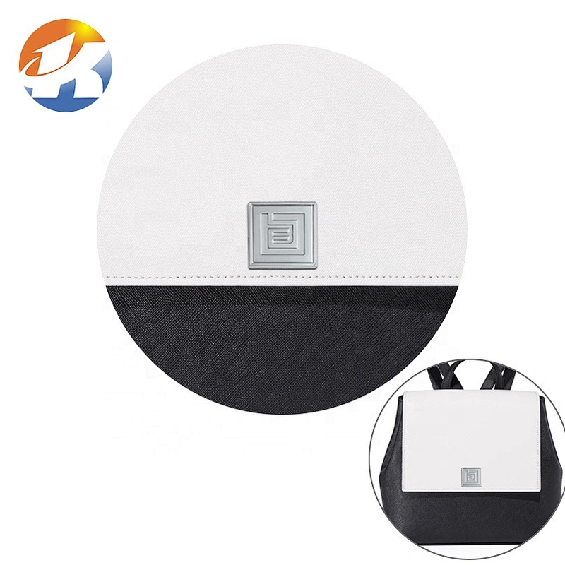 OEM ODM Handbag Square Metal Logo, Custom Made Metal Brand Label Plate for Bags