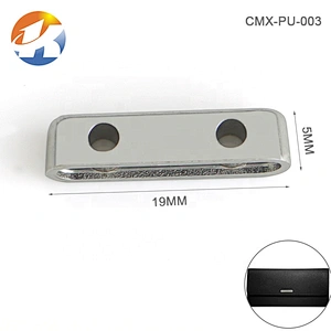2-Hole Abaya Metal Engraving Tag Swimwear Metal Garment Tag For Jewelry