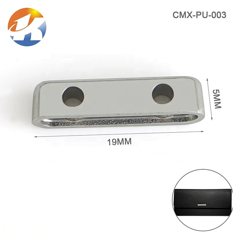 2-Hole Abaya Metal Engraving Tag Swimwear Metal Garment Tag For Jewelry