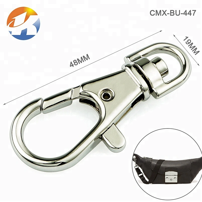 Hot Sale Gold Metal Spring Snap Hook for Bag, Purse Hardware Metal Snap Hook