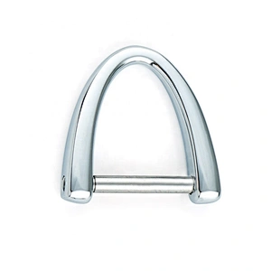 Factory Direct Wholesale Zinc Alloy D Shape Metal Ring, Custom 5mm Small Metal D Ring for Strap Handbags