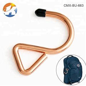Good Quality Cheap Price Rose Gold Iron Metal S-Hook, Wholesale Bulk Metal S Hook for Clothing and Bags