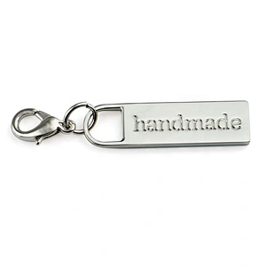Wholesale Custom Gold Metal Zipper Pull for Bags, Handbag Hardware Zinc Alloy Made Metal Zipper Puller