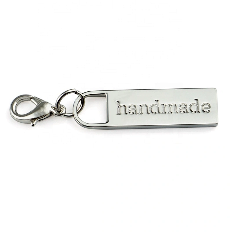Wholesale Custom Gold Metal Zipper Pull for Bags, Handbag Hardware Zinc Alloy Made Metal Zipper Puller