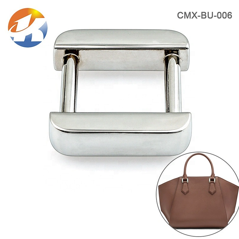 Factory Direct Wholesale Metal Square Buckle for Backpack, 25mm Silver Metal Buckle for Handbags