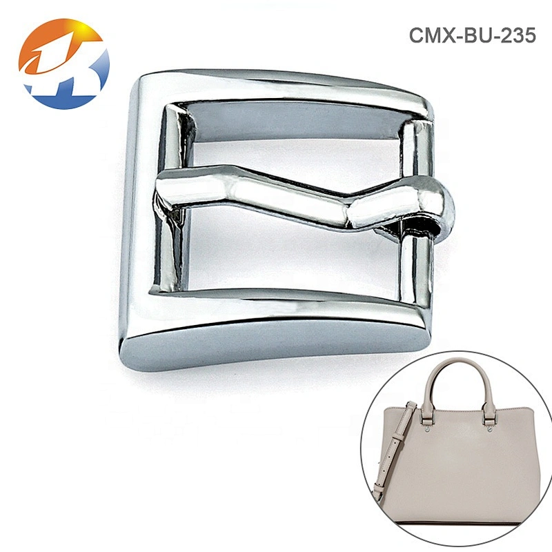 Factory Direct Sale Zinc Alloy Metal Pin Buckle, Custom Nickel Metal Buckle with Pin for Belt
