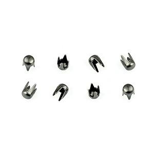 Bag/Leather Accessories Black Nickel Metal Rivet Stud For Shoe