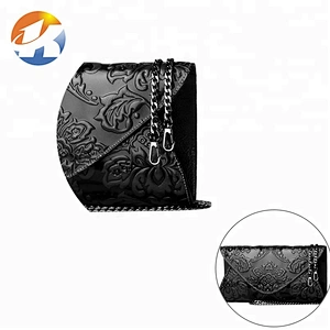 Durable Shiny Black D Ring Tail Metal Dog Snap Hook Clasp For Bags, Gunmetal Alloy Metal Snap Hook