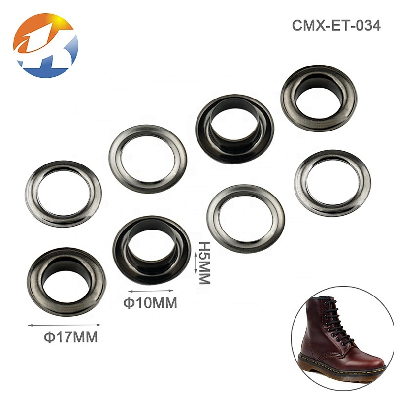 Factory Direct Supply Metal Eyelets Grommets With Washers Round Shape For Clothing Shoes