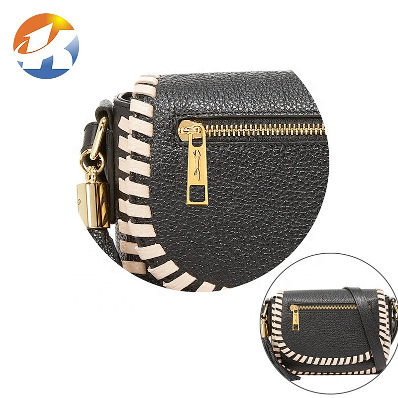 High Level Zinc Alloy Metal Gold Zipper Puller For Handbag
