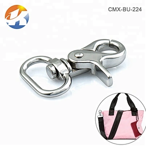Bag Accessories Metal Dog Swivel Snap Hook For Handbag, Zinc Alloy Die-casting Metal Dog Hook *