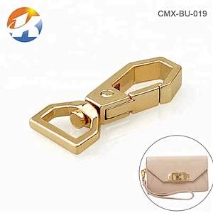 High End Handbag Zinc Alloy Gold Spring Snap Hook