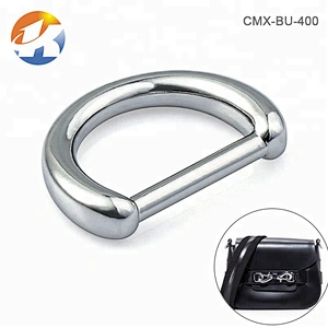 Wholesale Hardware Accessories Zinc Alloy Metal D Ring For Bag Strap