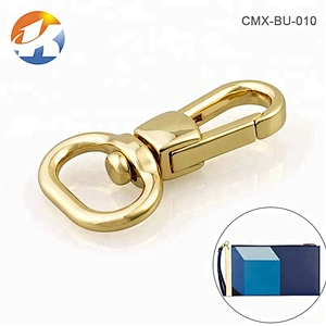 Professional Custom Gold Plated Dog Swivel Metal Snap Hook For Handbag