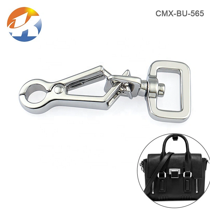 High End Accessories Shiny Silver Metal Hook For Bags
