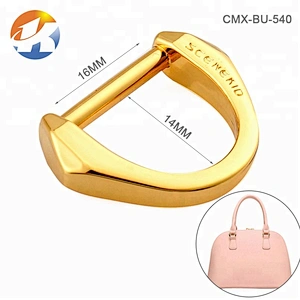 Wholesale Hardware Accessories Zinc Alloy Metal D Ring For Bag Strap