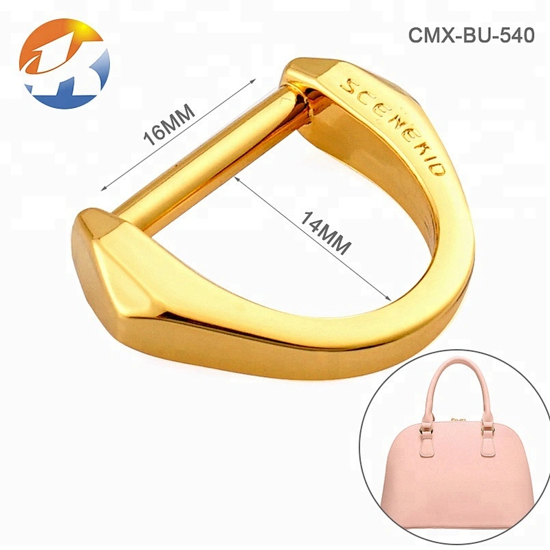 Wholesale Hardware Accessories Zinc Alloy Metal D Ring For Bag Strap