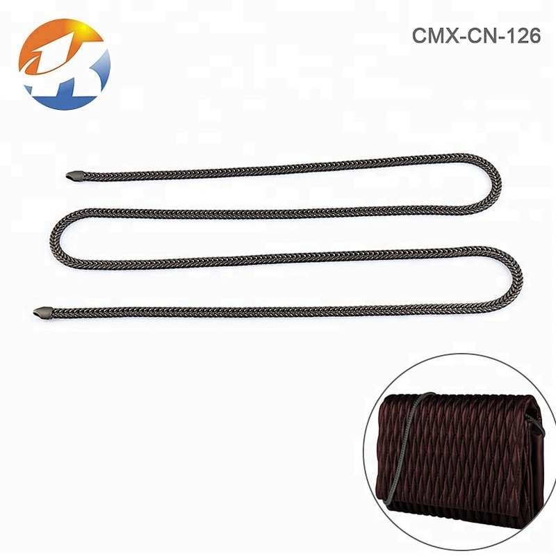 Foxtail Style Brass Gunmetal Metal Chain For Bag