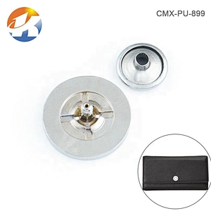 Wholesale Metal Decorative Name Tag, Circle Shape Engraved Metal Logo for Hats and Wallet
