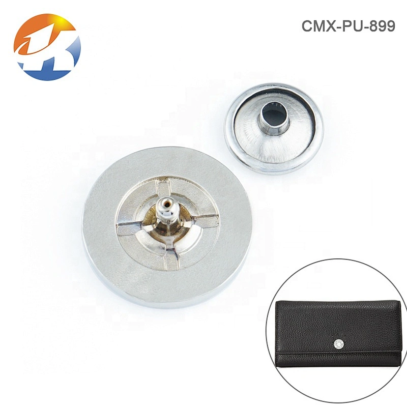 Wholesale Metal Decorative Name Tag, Circle Shape Engraved Metal Logo for Hats and Wallet
