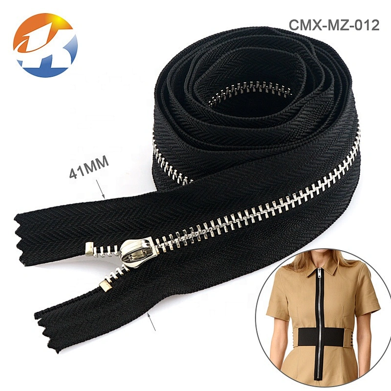 Wholesale 5# Fashion High End Metal Rainbow Zipper, Brass Metal Zipper for Garment and Bags