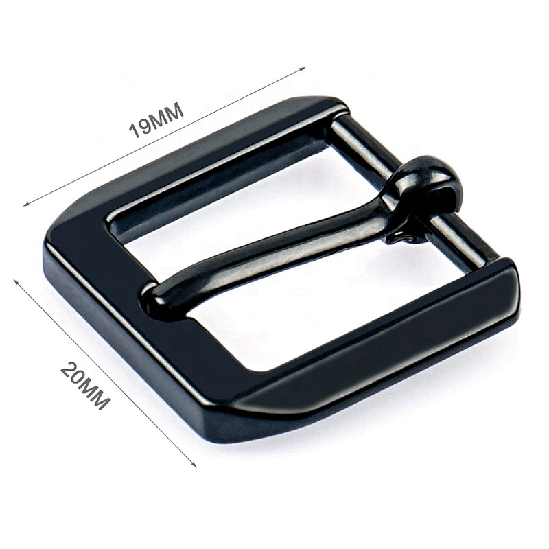 High Quality Black Metal Pin Belt Buckle,  Custom Adjustment Metal Buckle for Bags