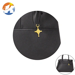 High End Bag Hardware Custom Logo Brand Metal Logo Hang Tags For Handbags
