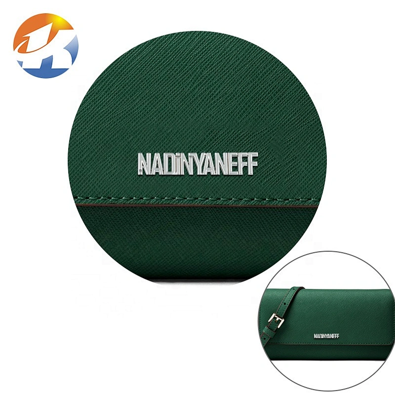 Custom Fashion Bag Fitting Metal Letters Brand Logo, Design Nickel Letter Metal Nameplate for Handbags