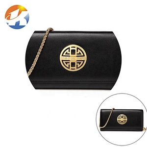 Custom Round Metal Tag with Hollow Logo, Handbag Hardware Gold Metal Logo Label
