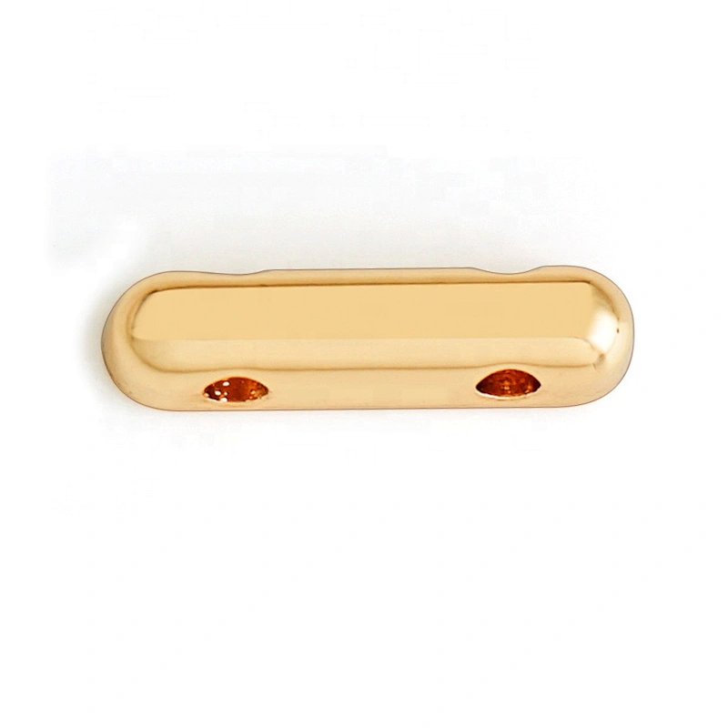 Zinc Alloy Nickel-Free Custom Blank Metal Clothing Jewelry Tag For Bracelet
