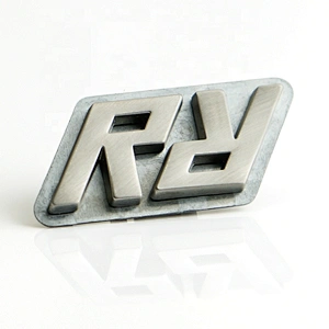 Zinc Alloy Customized Metal Logo Tag Letters For Purse