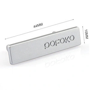 Alloy Die-casting Silver Handbag Metal Label Logo