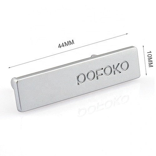 Alloy Die-casting Silver Handbag Metal Label Logo