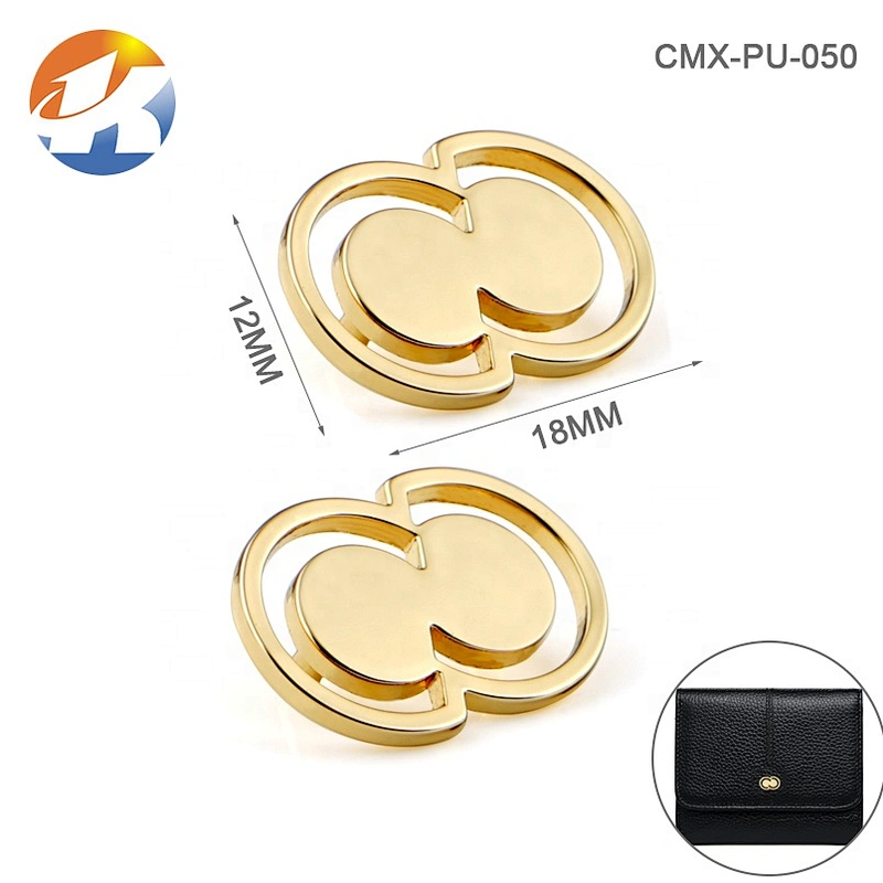 Factory Price Gold Small Brand Metal Logo Tag, Handbag Hardware Custom Metal Label for Wallet*