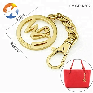 UK Custom Round With Hook And Chain Hanging Metal Brand Logo
