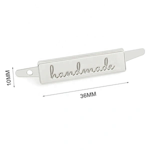 Professional Custom Metal Engraved Name Logo Plates For Handbags
