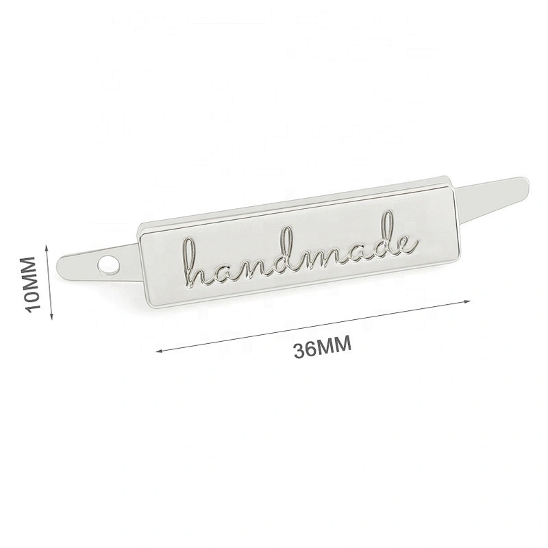 Professional Custom Metal Engraved Name Logo Plates For Handbags