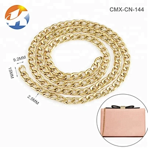 China Manufacture Durable Nickel Metal Chain For Handbags