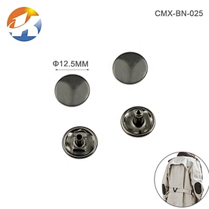 Wholesale Four Parts Press Metal Snap Button, Iron Snap Button For Jacket And Garment