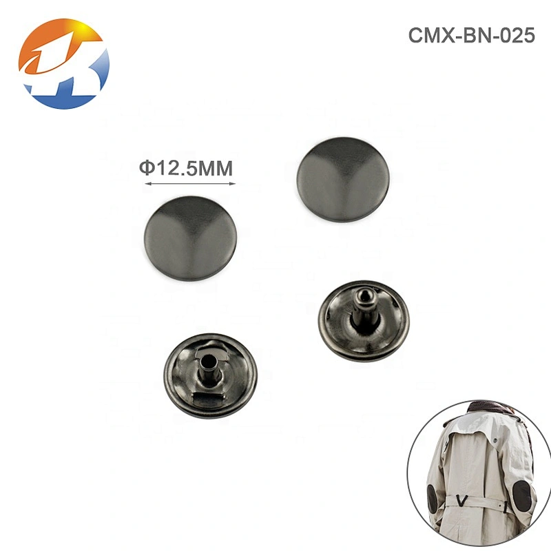 Wholesale Four Parts Press Metal Snap Button, Iron Snap Button For Jacket And Garment