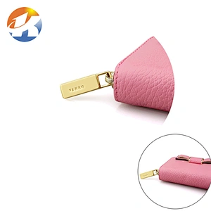 Nickel-free Gold Plated Metal Handbag Zipper Pulls