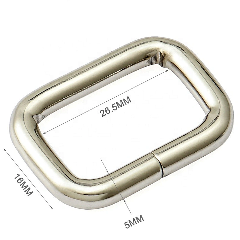 Factory Direct Wholesale 15mm Camera Bag Strap Nickel Iron Metal Buckle for Backpack