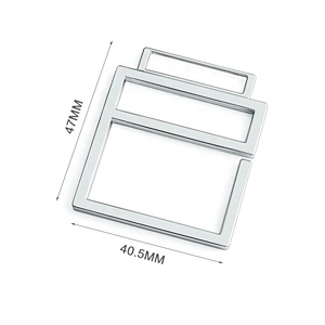 Fashion Bag Hardware Silver Plated Eco-friendly Metal Tag, Custom Metal Hanging Logo Tags for Handbags*