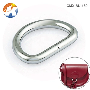 Factory Direct Best Price Wholesale Nickel Iron Metal D Ring Buckle for Backpack