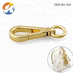 Zinc Alloy Gold Handbag Metal Clip Swivel Snap Hoook for Bag, Fashion Metal Hook Buckle for Purse