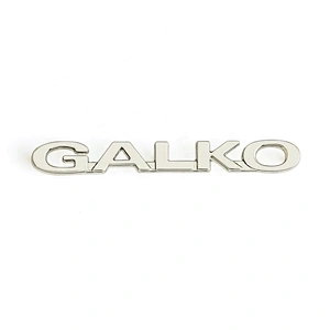 Handbag Accessories Small Metal Letters Logo for Purse, Letters Gold Metal Label for Handbags