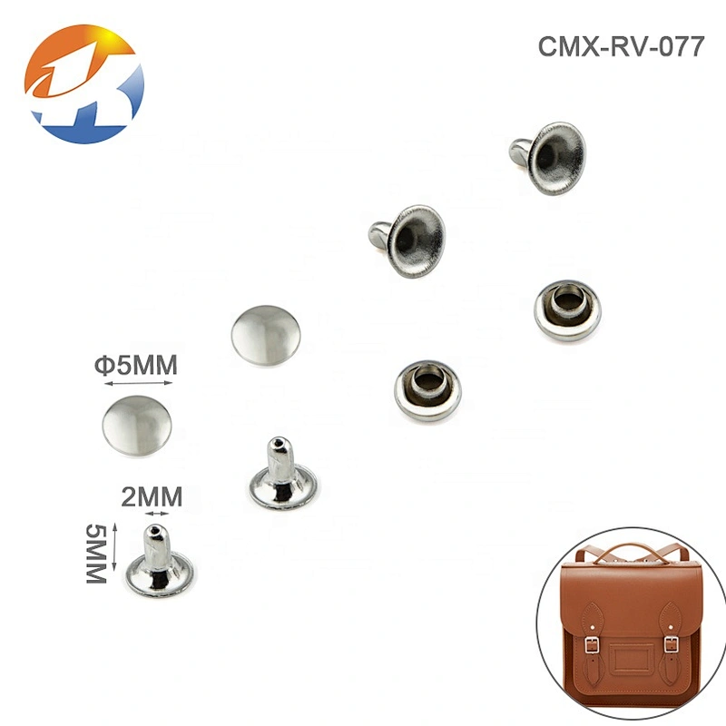 Factory Directly Cheap Price 5Mm Iron Rivet, Hot Sale Rivets For Shoes And Bags